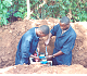 MUWSA Workers Installing Water Meters